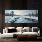 Winter Frozen Stream Serenity 9