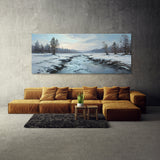 Winter Frozen Stream Serenity 9