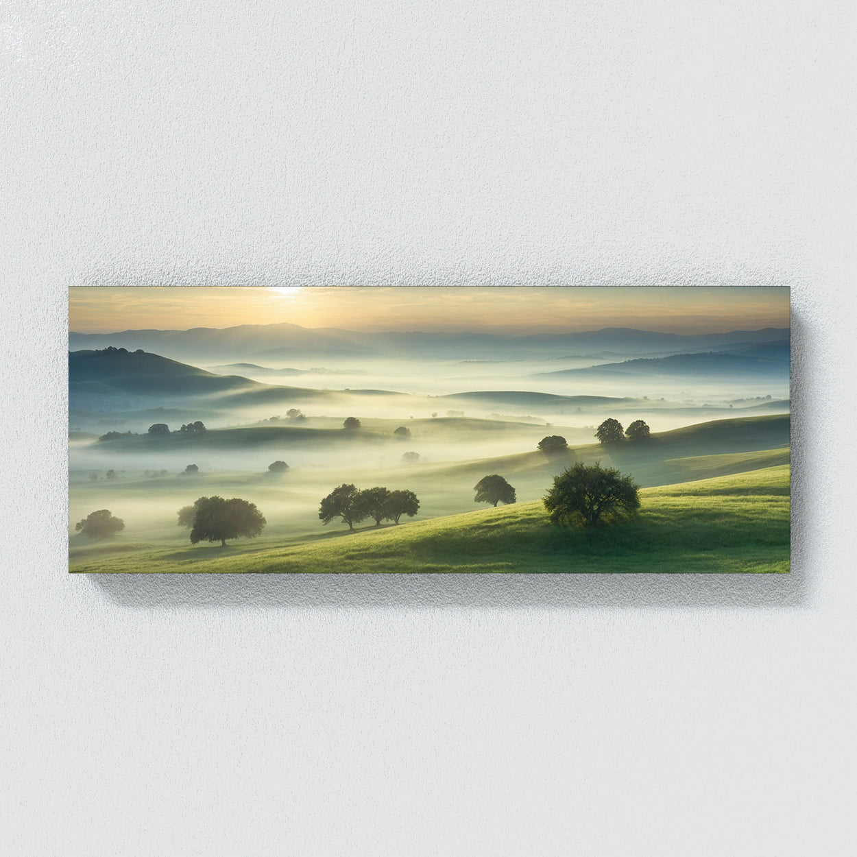 French Countryside Misty 69 Canvas Wall Art Print Decor Artwork