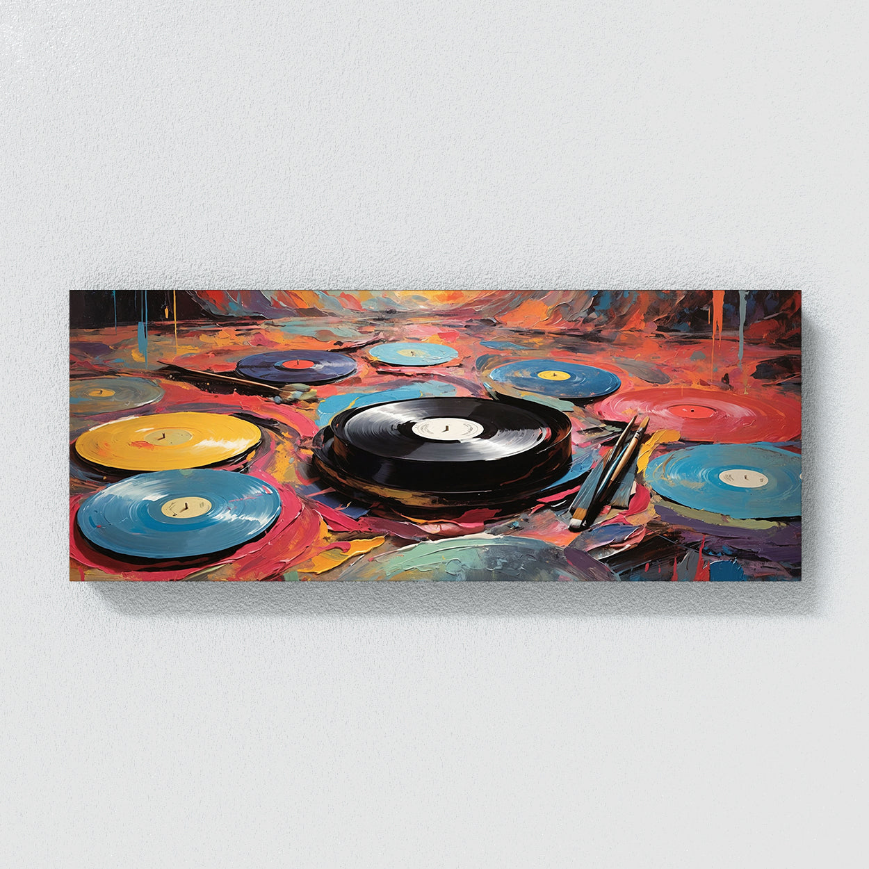Vinyl Record Soundscape Dreams 48 Canvas Wall Art Print Decor