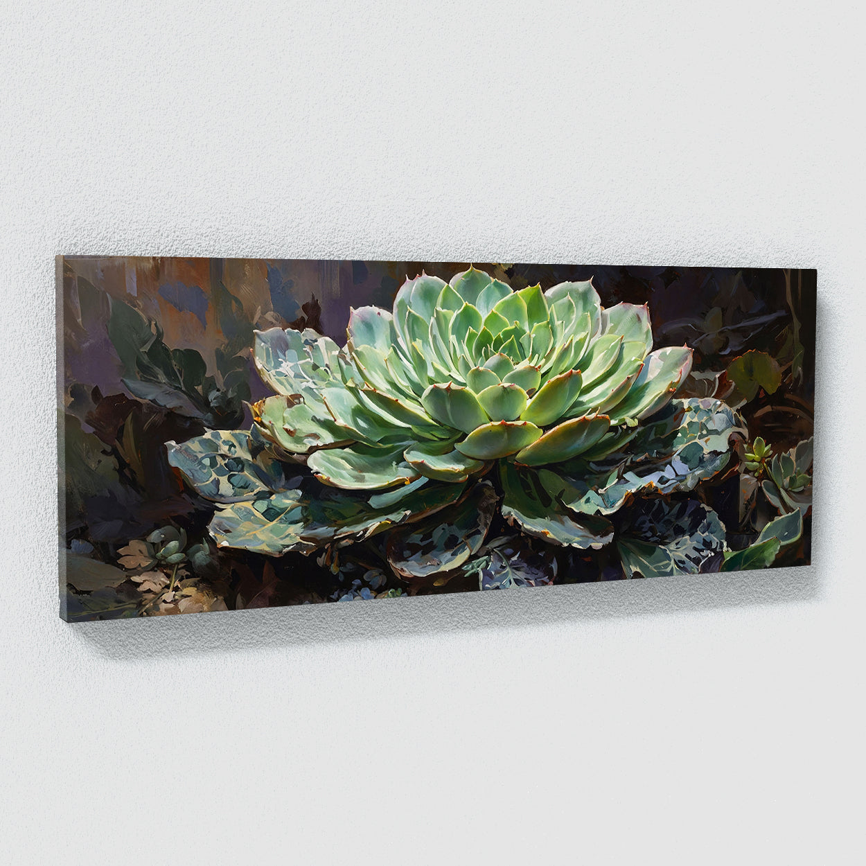 succulent wall art painting Succulent Symphony 6 Canvas Wall Art Print Decor Artwork Picture Painting Poster – Sense Canvas