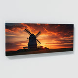 Countryside Windmill Sunset 79