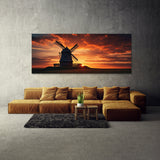 Countryside Windmill Sunset 79