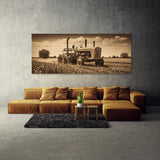 Corn Sepia Cornfield Tractor 57