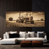 Corn Sepia Cornfield Tractor 57