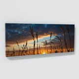 Corn Sunset Silhouette 60