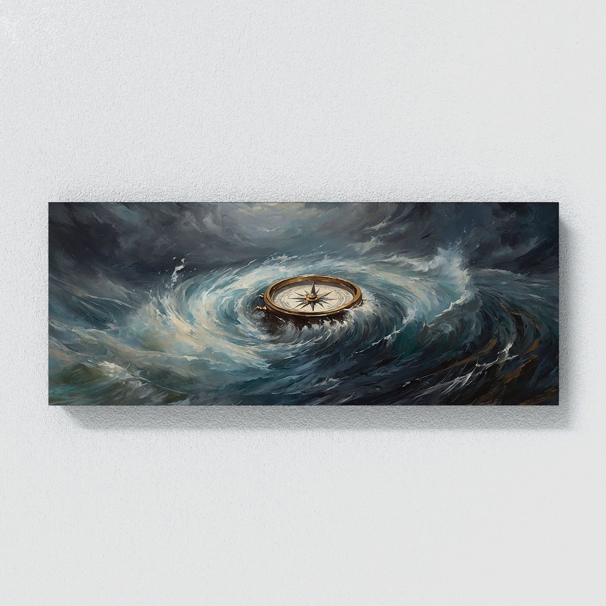 Compass Chaos 62 Canvas Wall Art Print Decor Artwork Picture