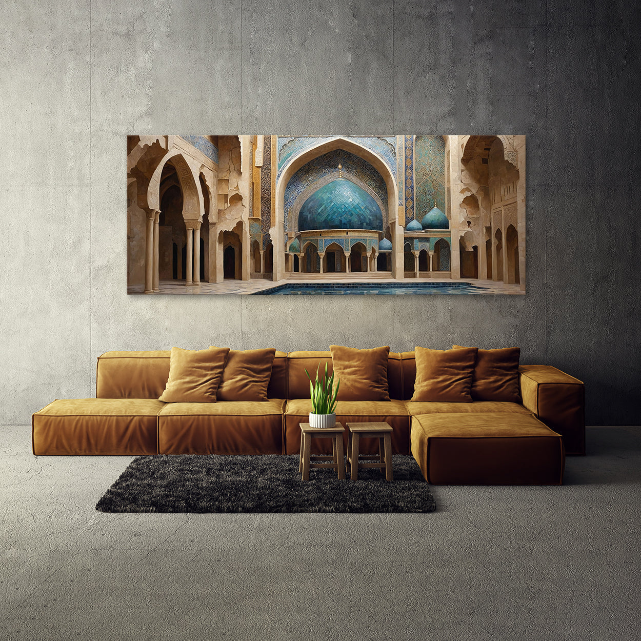 Muslim Contemporary 90 Canvas Wall Art Print Decor Artwork Picture