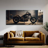 Motorcycle Industrial Silhouette 126