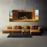 Motorcycle Sunlit Abandonment 56