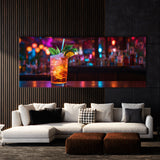 Cocktails Neon Tropical Night 67