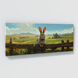 Bunny Peeking Through Fences 13