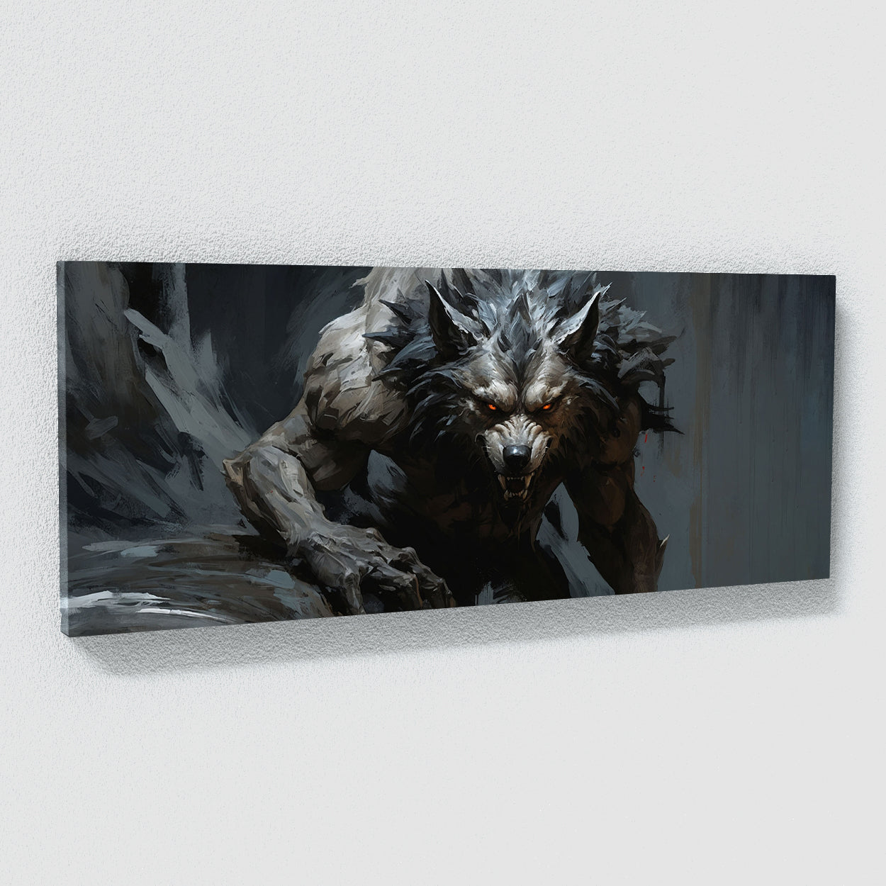 Werewolf Modern Wolf Essence 56 Canvas Wall Art Print Decor