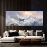 Plane Cloudkissed Peaks 37