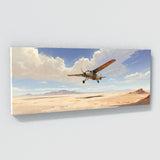 Plane Desert Sky Voyage 34