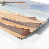 Plane Desert Sky Voyage 34