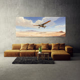 Plane Desert Sky Voyage 34