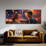 Couple Vibrant Carnival Night 48