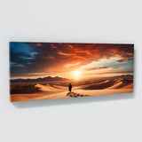 Scene Desert Sunset Journey 79