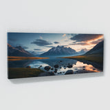 Scene Twilight Mountain Serenity 69