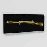 M1 Garand Rifle Gold Wall Art