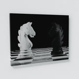 Knight vs Knight Chess Wall Art