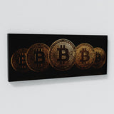 5 Bitcoins Wall Art