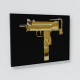 Uzi Gold Wall Art