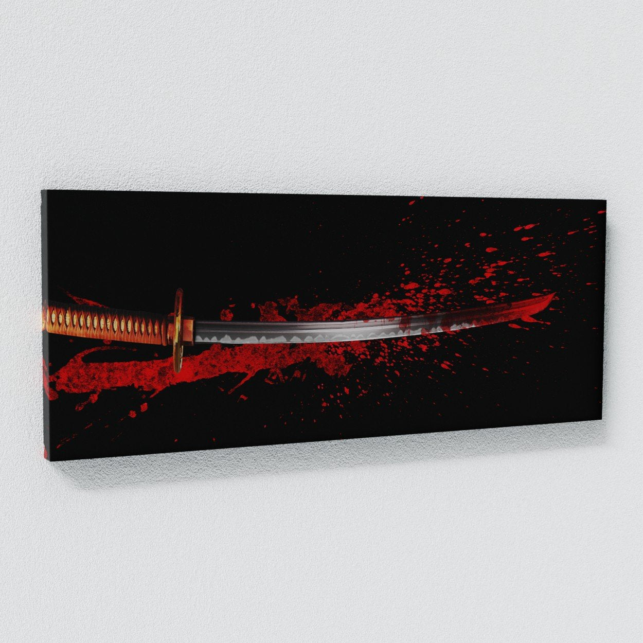 Sword Pating Samurai Sword Painting