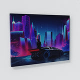 Synthwave City Wall Art