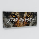 Stay Hungry Wolf Wall Art