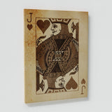 Jack Card Vintage Sense Canvas