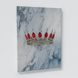 King & Queen Crown Marble Wall Art