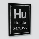 Execution Hustle Grind Periodic Wall Art