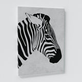 Zebra Side Profile Wall Art