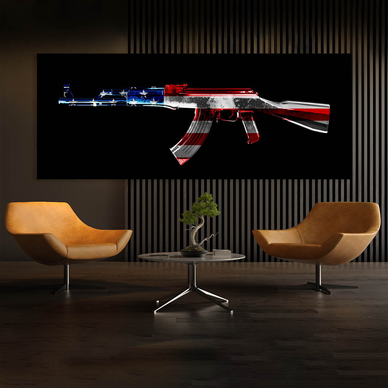AK-47 pop art- Explore our motivational art collection!