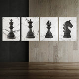 Chess Pieces Wall Art