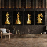 Chess Pieces Wall Art