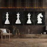 Chess Pieces Wall Art