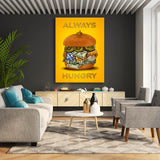 Stay Hungry Burger Wall Art