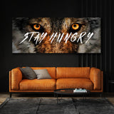 Stay Hungry Wolf Wall Art