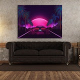 Synthwave Car Wall Art