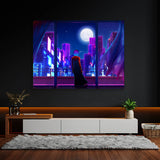 Synthwave View Wall Art