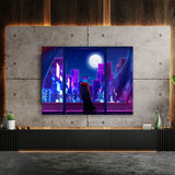 Synthwave View Wall Art