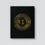 Bitcoin Black Sense Canvas