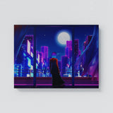 Synthwave View Wall Art