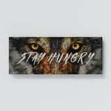 Stay Hungry Wolf Wall Art