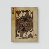 Jack Card Vintage Sense Canvas