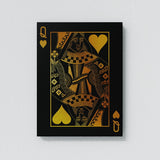 Queen Card Gold Sense Canvas