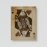 Queen Card Vintage Sense Canvas